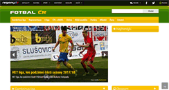 Desktop Screenshot of fotbal.regionycr.cz
